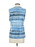 Kasper Blue Sleeveless Top Size S - photo 2
