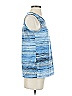 Kasper Blue Sleeveless Top Size S - photo 4