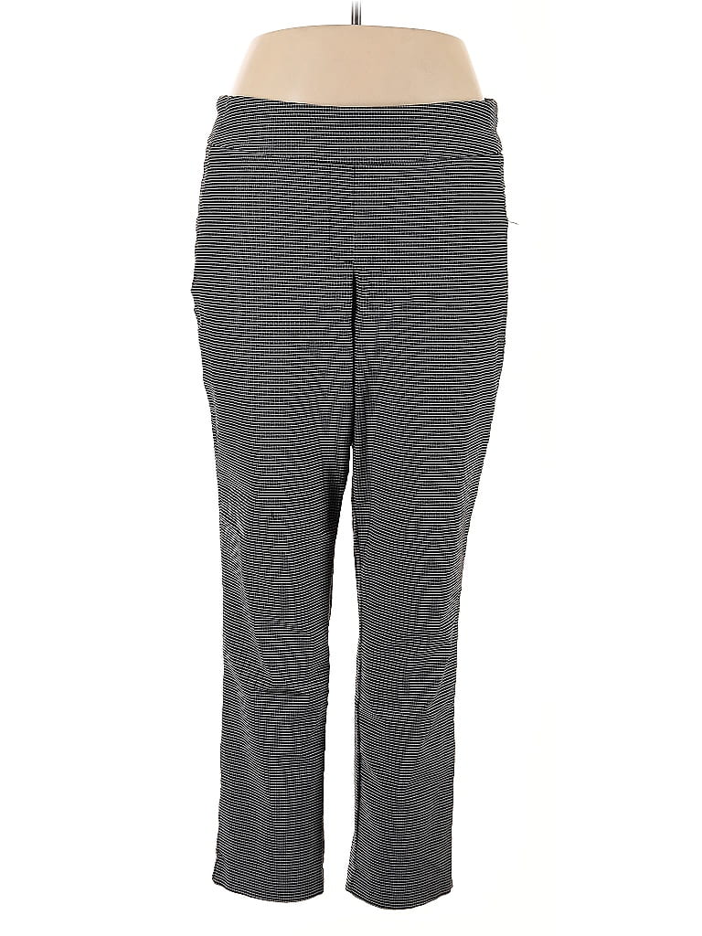 Hilary Radley Houndstooth Gray Jeggings Size XL - photo 1
