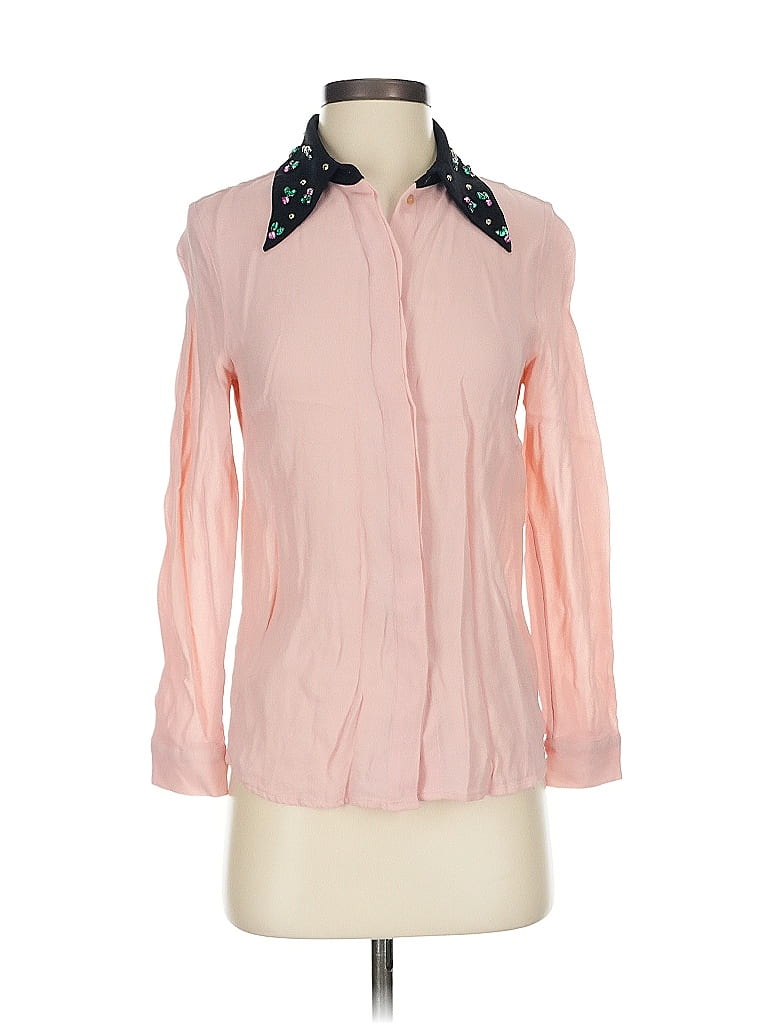 Scotch & Soda Pink Long Sleeve Blouse Size P (petite) - photo 1