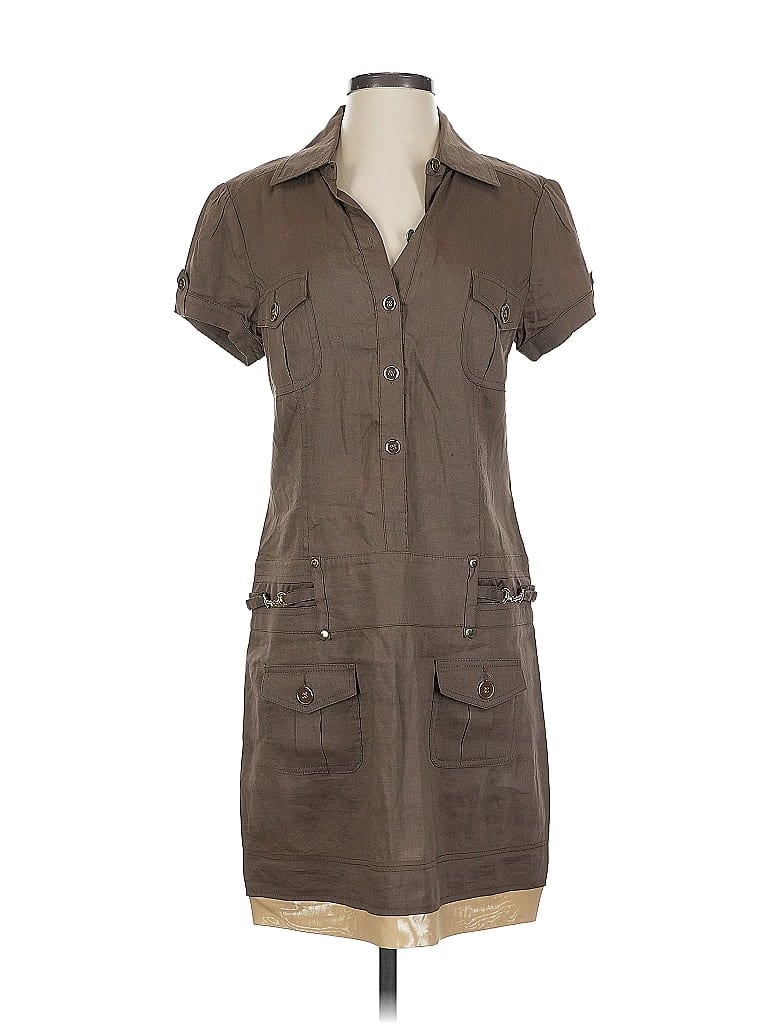 Bebe Brown Casual Dress Size S - photo 1