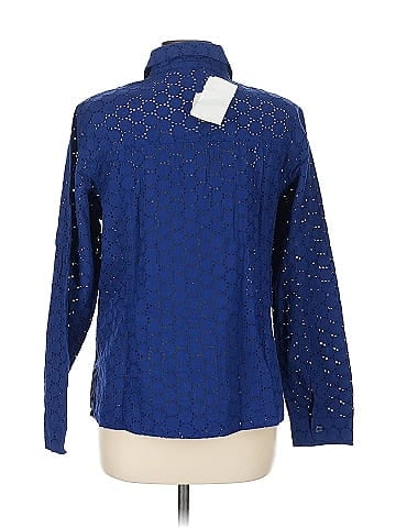 Tabi Blue Lace Long Sleeve Shirt (view 2)