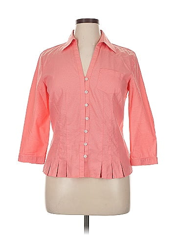 Ann Taylor 3/4 Sleeve Button-Down Shirt (view 1)