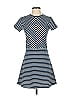 Mango Stripes Blue Casual Dress Size S - photo 1