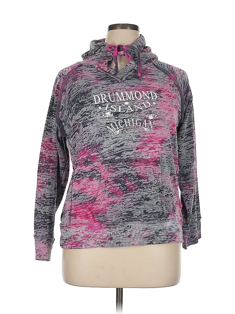 Pre-owned Unbranded Pullover Hoodie In Pink