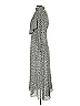 Alexia Admor 100% Polyester Print Gray Black Casual Dress Size 2 - photo 5