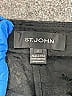 St. John Chevron-herringbone Black Casual Pants Size 2 - photo 3