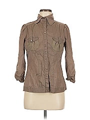 Bebe 3/4 Sleeve Button Down Shirt