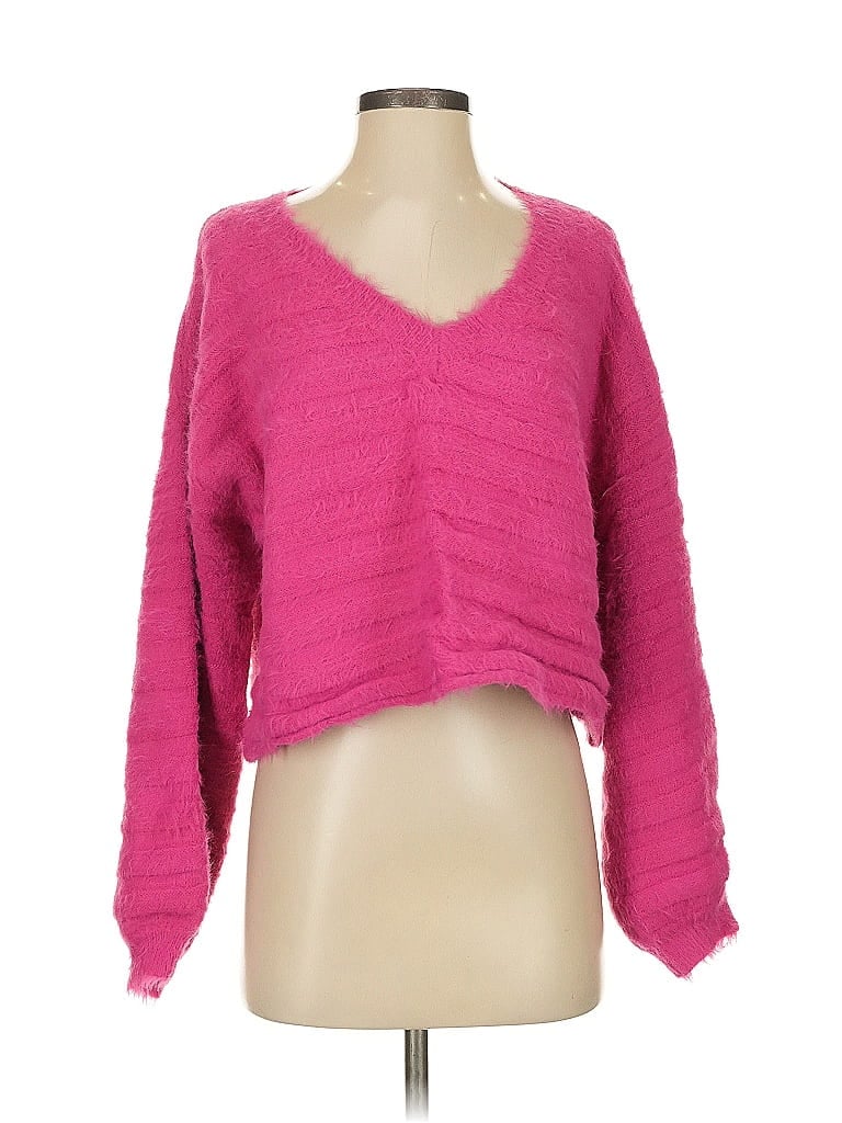 Pre-owned Cotton Candy La Pullover Sweater In Pink