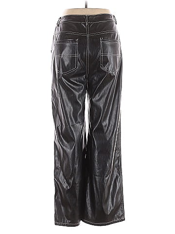 12th Tribe Faux Leather Pants (view 2)