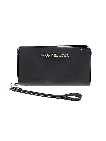 MICHAEL Michael Kors Leather Wristlet (view 1)