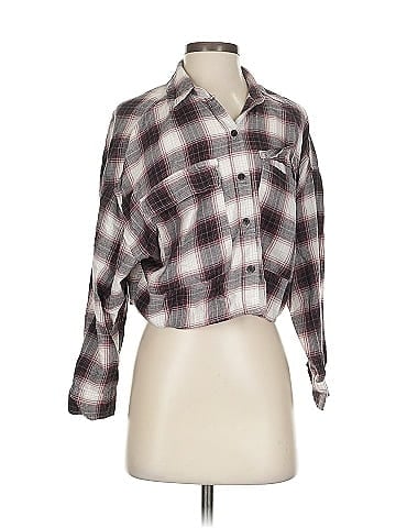 Abercrombie & Fitch 3/4 Sleeve Button-Down Shirt (view 1)