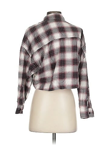 Abercrombie & Fitch 3/4 Sleeve Button-Down Shirt (view 2)