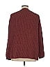 Pol 100% Polyester Burgundy Cardigan Size XL - photo 2