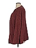 Pol 100% Polyester Burgundy Cardigan Size XL - photo 5