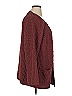 Pol 100% Polyester Burgundy Cardigan Size XL - photo 4