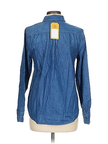 Tommy Hilfiger Blue Denim Long Sleeve Shirt (view 2)