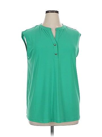 Anne Klein Sleeveless Blouse (view 1)