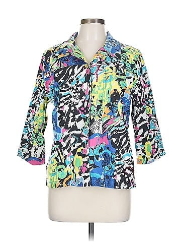 Choices Vibrant Abstract Multicolor Jacket (view 1)