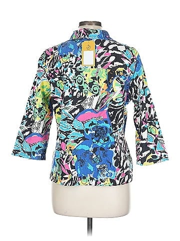 Choices Vibrant Abstract Multicolor Jacket (view 2)
