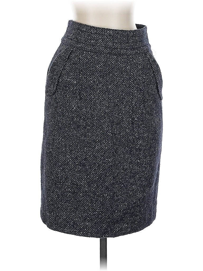 Pre-owned Cabi Wool Skirt In Gray