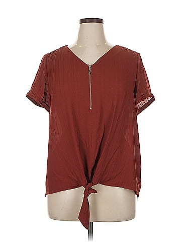 Apt. 9 Short Sleeve Blouse (view 1)