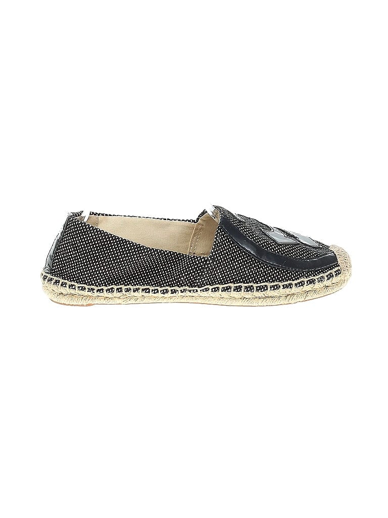 Tory Burch Gray Black Flats Size 8 1/2 - photo 1