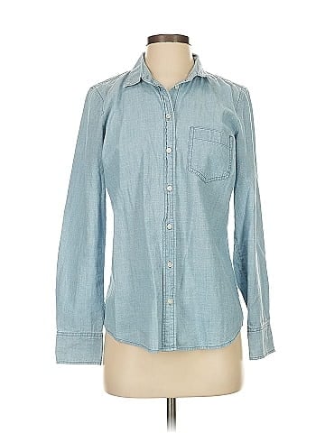 J.Crew Factory Store Long Sleeve Button-Down Shirt (view 1)