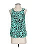 Elle 100% Rayon Teal Sleeveless Top Size XS - photo 1