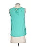Elle 100% Rayon Teal Sleeveless Top Size XS - photo 2