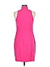 Black Halo Solid Pink Cocktail Dress Size 8 - photo 2