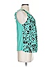 Elle 100% Rayon Teal Sleeveless Top Size XS - photo 4