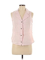 Mango Sleeveless Button Down Shirt