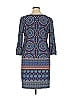 Suite 7 Paisley Blue Casual Dress Size 14 (petite) - photo 2