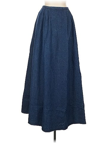 Newport News Classic Blue Denim Skirt Elegance (view 1)
