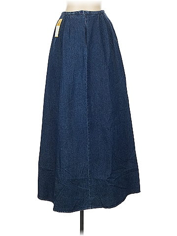 Newport News Classic Blue Denim Skirt Elegance (view 2)
