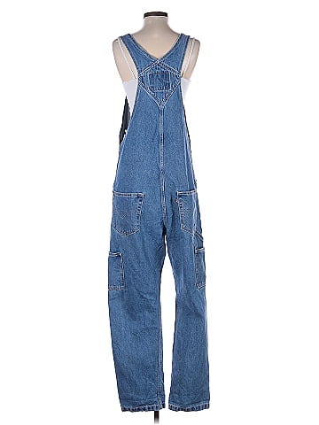 Levi's Light Wash Denim Levi's Overalls (view 2)