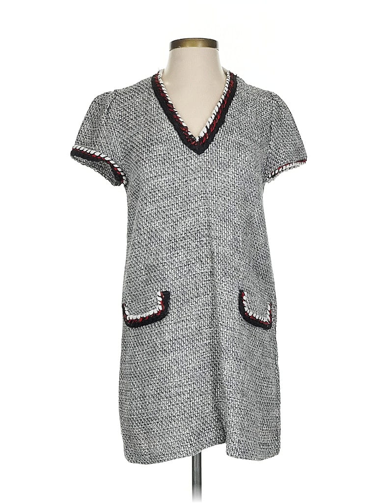 Pre-owned Zara Basic Casual Dress In Gray