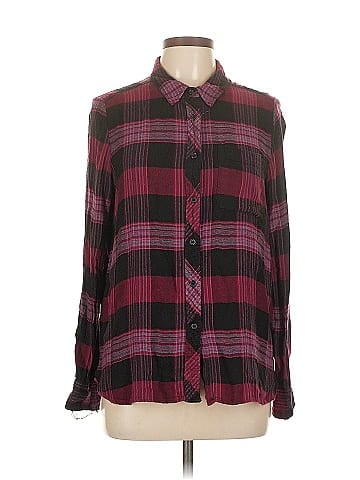MELLODAY Long Sleeve Button-Down Shirt (view 1)