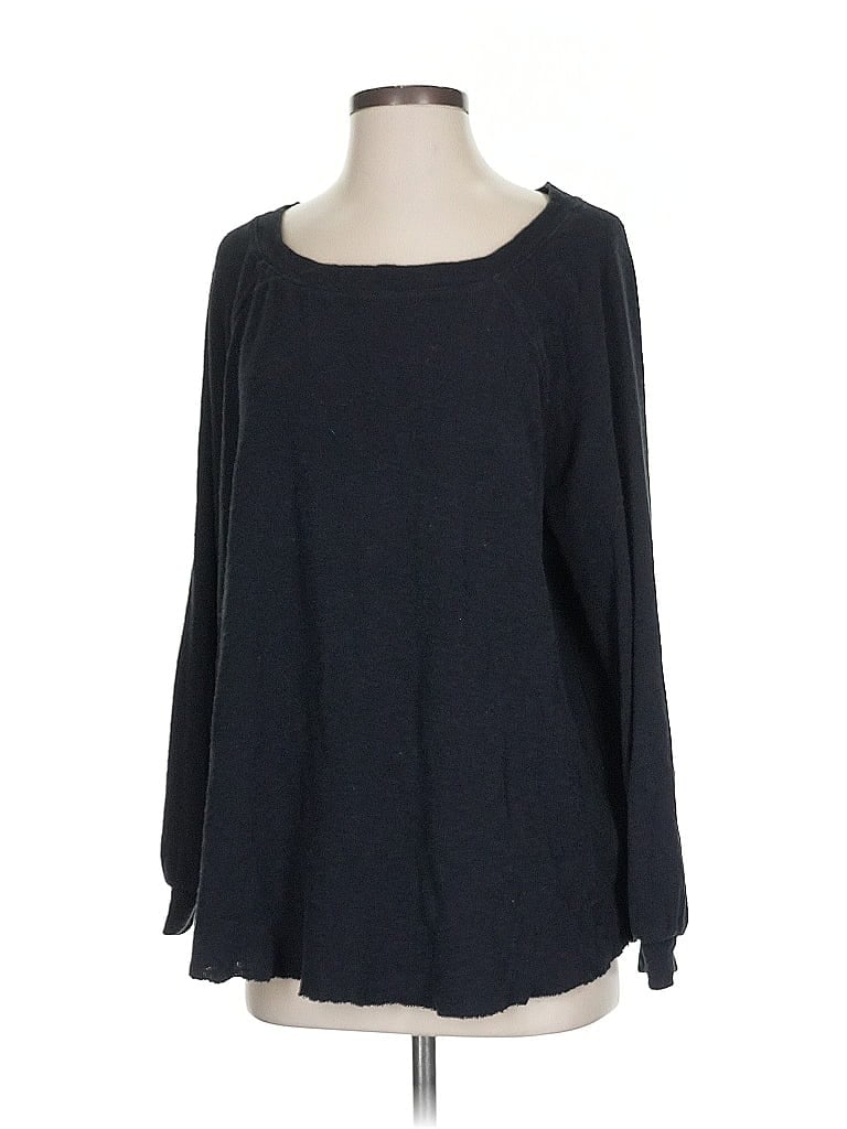 Pre-owned Fp Beach Pullover Sweater In Black