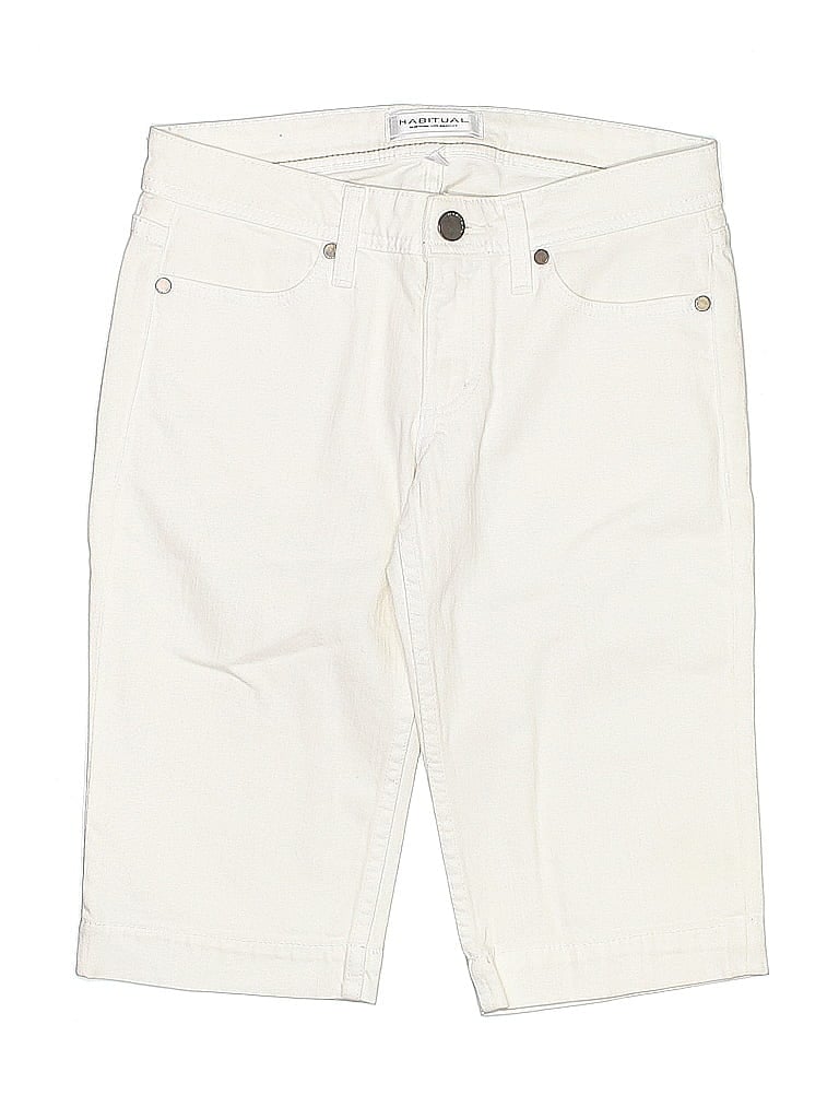Pre-owned Habitual Khaki Shorts In White
