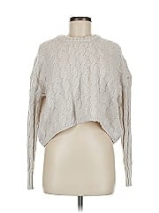 Pink Rose Pullover Sweater