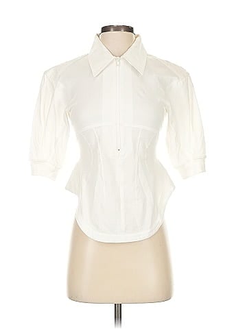 Tibi Short Sleeve Blouse (view 1)