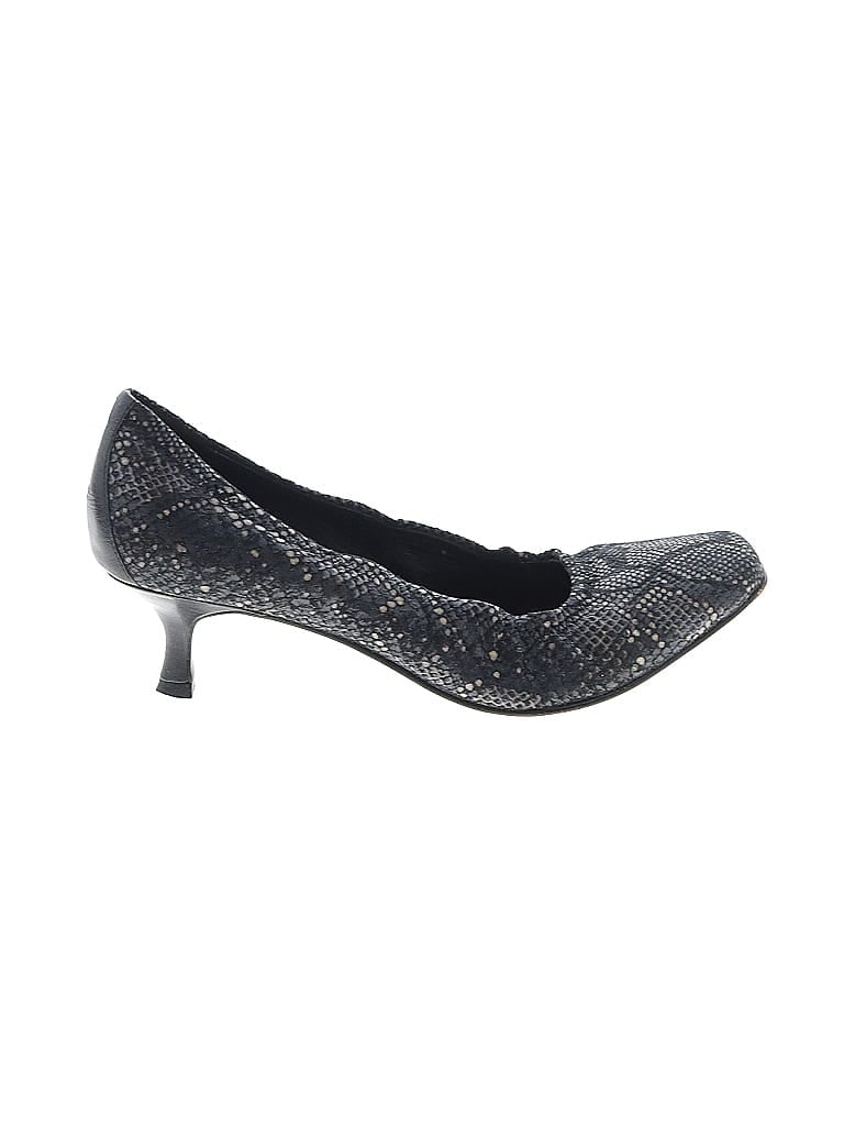 Donald J Pliner Paisley Black Blue Flats Size 7 - photo 1