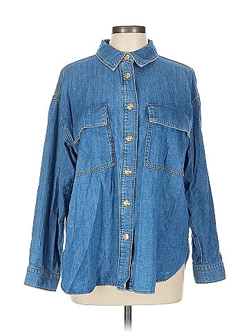 Zara Long Sleeve Button-Down Shirt (view 1)