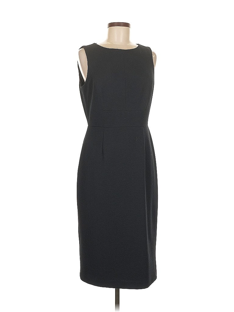 Tahari by ASL Solid Black Cocktail Dress Size 8 - photo 1