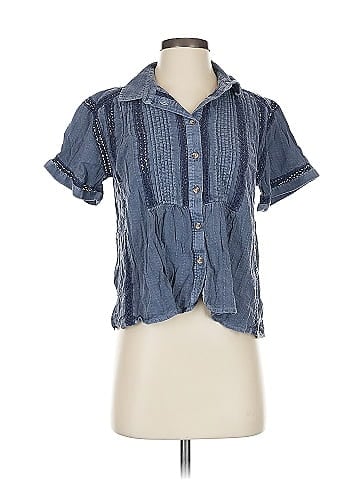 Lucky Brand Short Sleeve Blouse (view 1)