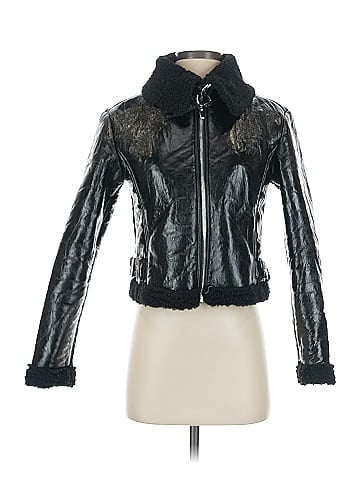 Superdown Faux Leather Jacket (view 1)