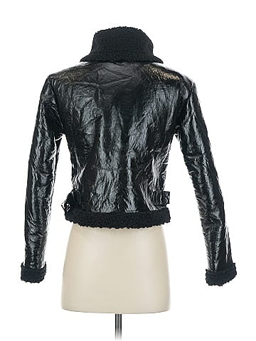 Superdown Faux Leather Jacket (view 2)