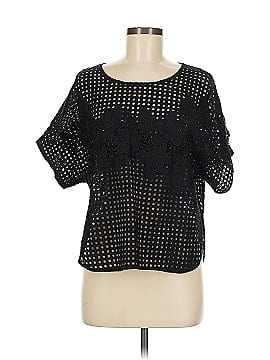 Zara W&B Collection Short Sleeve Blouse